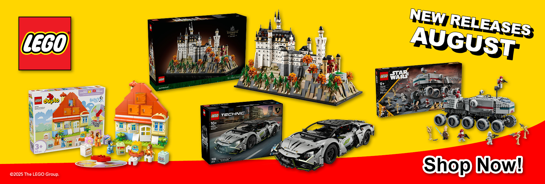 Find Here LEGO® New Releases August