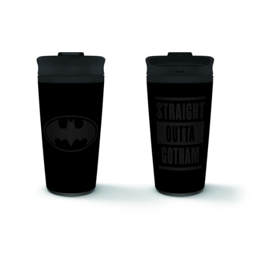 Picture of Pyramid DC: Batman - Straight Outta Gotham Metal Travel Mug (MTM25343)