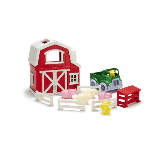 Picture of Green Toys: Farm Playset (PFRM-1158)