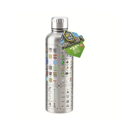 Picture of Paladone Minecraft Metal Water Bottle (500ml) (PP7995MCFV3)