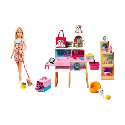 Picture of Mattel Barbie: Pet Supply Store Playset (GRG90)