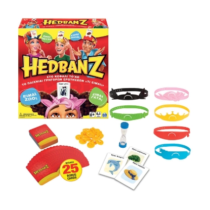 Picture of Spin Master Board Game: Hedbanz Family (Greek Language) (6059681)