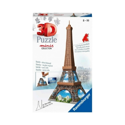 Picture of Ravensburger 3D Puzzle Mini: Eiffel (54pcs) (12536)