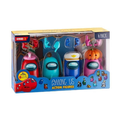Picture of P.M.I. Among Us Action Figures 4 Pack 11.5 cm (S2) (AU6230)