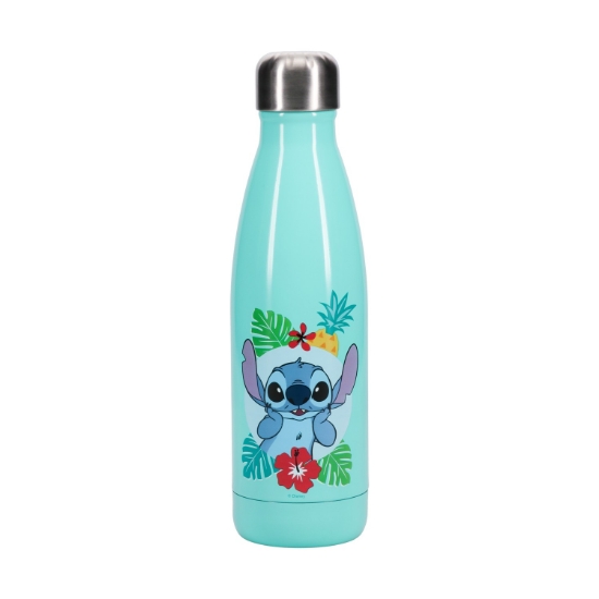 Picture of Paladone: Disney Stitch - Metal Water Bottle (500ml) (PP10960LSV2)