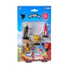 Picture of P.M.I. Miraculous Pencil Toppers - 5 Pack -including 1 hidden character (S1) (Random) (MLB2040)