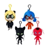 Picture of P.M.I. Miraculous Clip On Plush Characters (S1) (Random) (MLB7004)