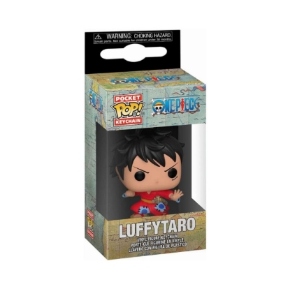 Picture of Funko Pocket Pop!: One Piece - Luffytaro (in Kimono) Vinyl Figure Keychain