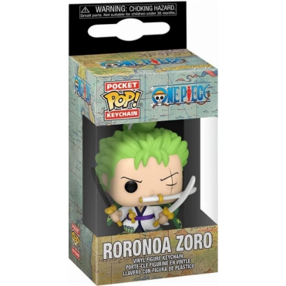 Picture of Funko Pocket Pop! One Piece - Roronoa Zoro Vinyl Figure Keychain