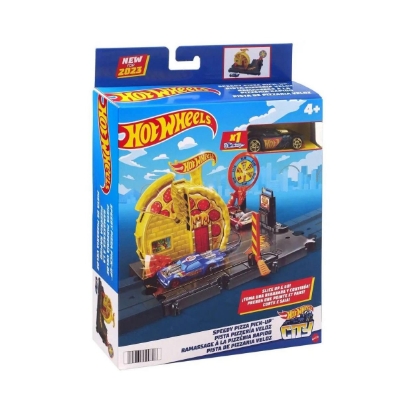Picture of Mattel Hot Wheels City - Speedy Pizza Pick-Up (HKX44)
