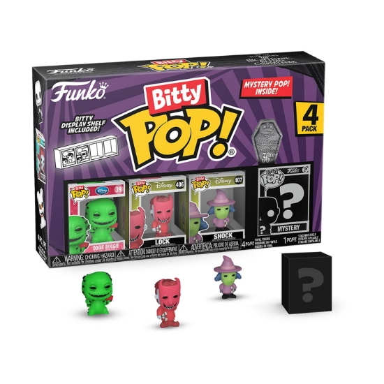 Picture of Funko Bitty Pop! 4-Pack: Disney The Nightmare Before Christmas 30th - Oogie Boogie Vinyl Figures