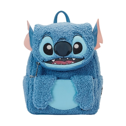 Picture of Loungefly Disney: Lilo & Stitch - Stitch Plush Pocket Mini Backpack (WDBK3401)