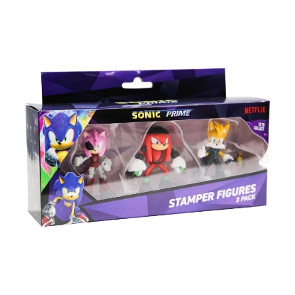 Picture of P.M.I. Sonic Prime - 3 Pack (S1) Stamper Figures (Random) (SON5021)