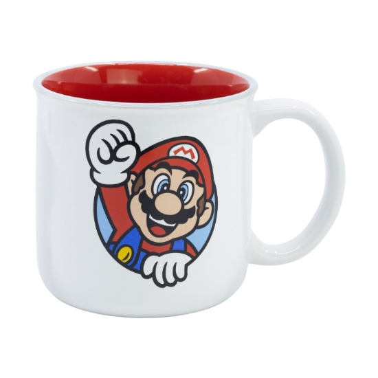 Picture of Stor: Super Mario - Ceramic Breakfast Mug in Gift Box (400ml) (8616)