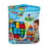 Picture of MEGA BLOKS FIRST BUILDERS BIG BUILDING BAG 60pcs BLUE (DCH55)