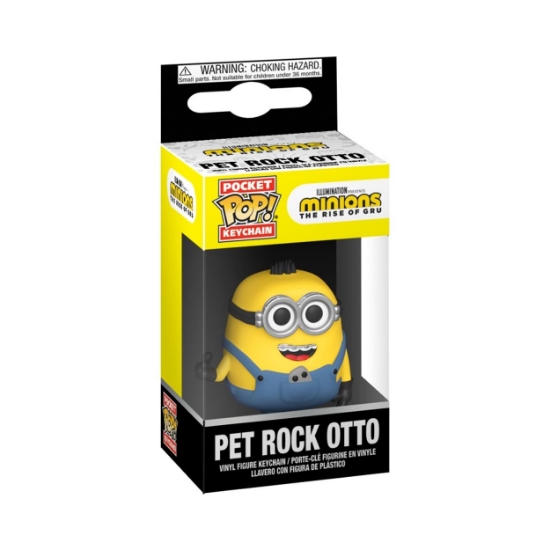 Picture of Funko Pocket Pop!: Minions The Rise Of Gru - Pet Rock Otto Vinyl Figure Keychain