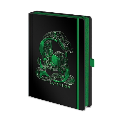 Picture of Pyramid Harry Potter - Slytherin Foil Premium A5 Notebook (SR72696)