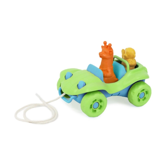 Picture of Green Toys: Dune Buggy Pull Toy - Green (PTDG-1309)