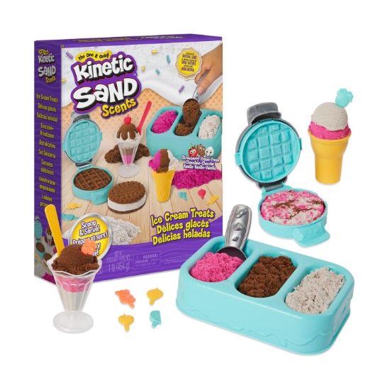 Picture of Spin Master Kinetic Sand Scents: Ice Cream Treats Playset (6059742)