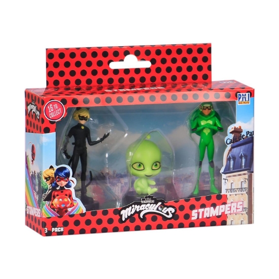 Picture of P.M.I. Miraculous Stampers - 3 Pack (S1) (Random) (MLB5021)