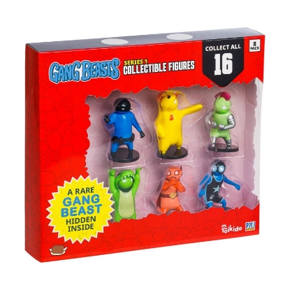 Picture of P.M.I. Gang Beasts Collectible Figures - 8 Pack Deluxe Box -including 2 rare hidden characters (S1) (Random) (GB2070)