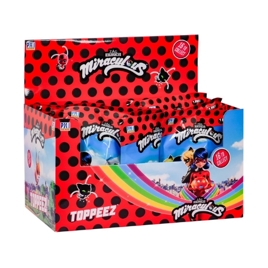 Picture of P.M.I. Miraculous Pencil Toppers Blindbag - 1 Pack (S1) (Random) (MLB2005)
