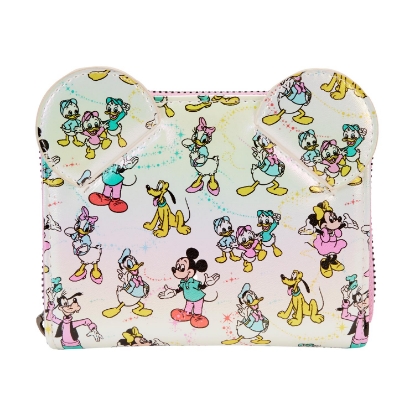 Picture of Loungefly Disney 100th - Mickey & Friends AOP Zip Around Wallet (WDWA2897)