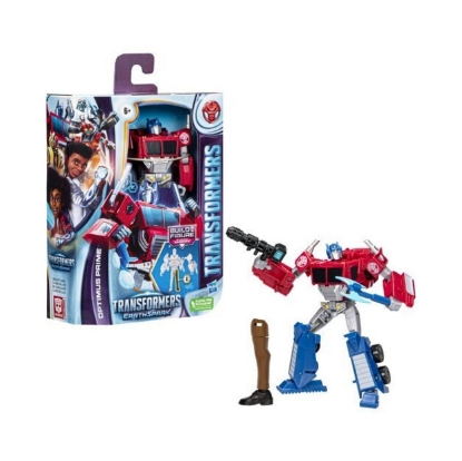 Picture of Hasbro Transformers: Earthspark - Optimus Prime Deluxe Class Action Figure (F6735)