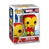Picture of Funko Pop! & Tee (Adult): Marvel - Holiday Iron Man (Glows in the Dark) Vinyl Figure & T-Shirt (L)