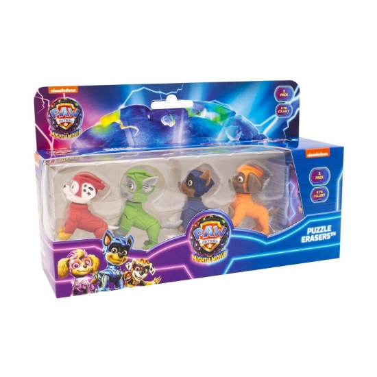 Picture of P.M.I. Paw Patrol: The Mighty Movie - Puzzle Erasers 5 Pack Figures (5cm) (Random) (PAWM1240)