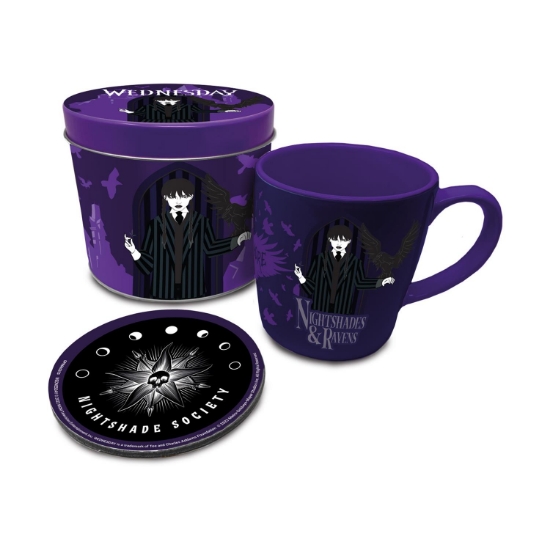 Picture of Pyramid Wednesday: Nightshades & Ravens (Mug & Coaster In Keepsake Tin) (GP86602)