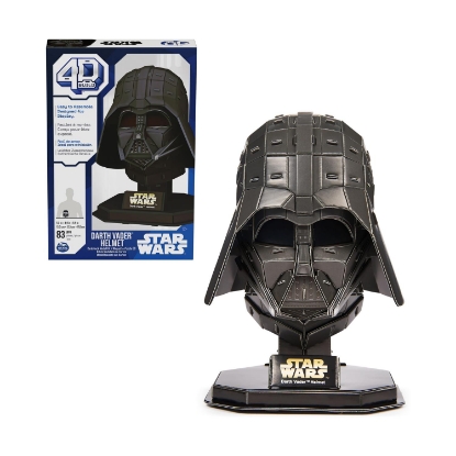 Picture of Spin Master Disney: Star Wars 4D Build - Darth Vader Helmet 3D Cardstock Puzzle Model Kit (6069821)