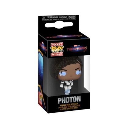 Picture of Funko Pocket Pop!: The Marvels - Photon Bobble-Head Vinyl Figure Keychain