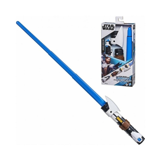 Picture of Hasbro Disney: Star Wars Lightsaber Forge - Obi-Wan Kenobi Extendable Blue Lightsaber (F1162)