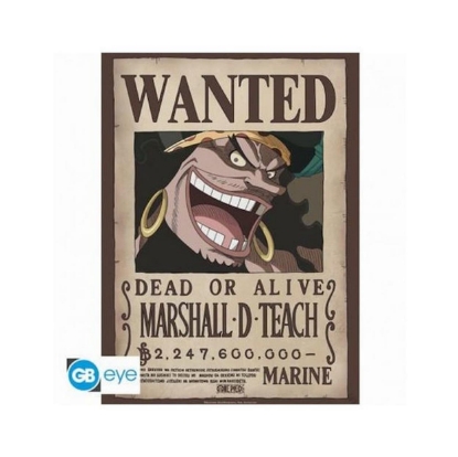 Picture of Abysse One Piece - Wanted Blackbeard Poster Chibi (52x38cm) (GBYDCO267)