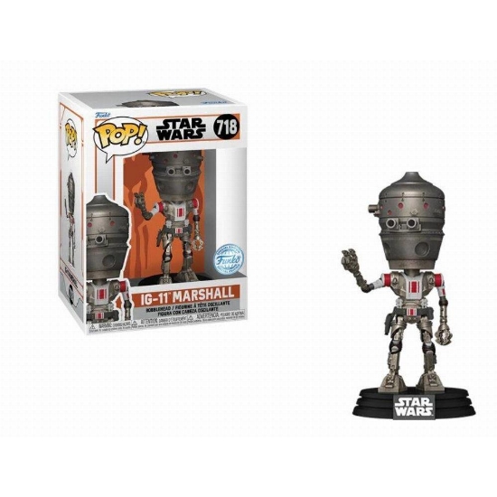 Picture of Funko Pop! Star Wars: The Mandalorian S10 - Marshal (Special Edition) #718 Bobble-Head Vinyl Figure