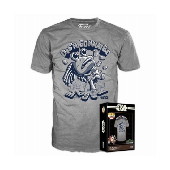 Picture of Funko Boxed Tee Disney Star Wars: The Phantom Menace Anniversary - Jar Jar Bink T-Shirt (L)
