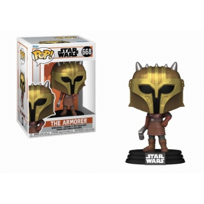 Picture of Funko Pop! Star Wars: The Mandalorian S10 - The Armorer (Special Edition) #717 Bobble-Head Vinyl Figure