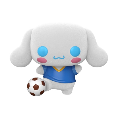 Picture of Funko Pop! Sanrio: Cinnamoroll - Cinnamoroll with Soccer Ball (Flocked) (Special Edition) #86 Vinyl Figure