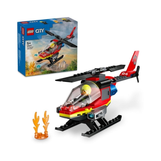 Picture of LEGO® City: Fire Rescue Helicopter Building Set (60411)