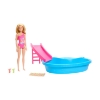 Picture of Mattel Barbie® Doll with Pool Slide Playset (HRJ74)