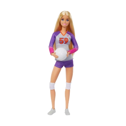 Picture of Mattel Barbie®: You Can Be Anything - Made To Move Volleyball Player Doll (HKT72)