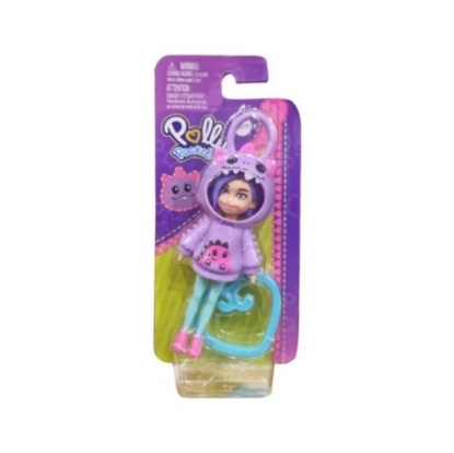 Picture of Mattel Polly Pocket: Friend Clips Doll with Hoodie Dyno (HRD62)
