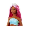 Picture of Mattel Barbie® Dreamtopia: Mermaid Orange - Black Skin Doll (HRR04)
