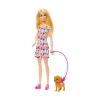 Picture of Mattel Barbie®: You Can Be Anything - Doll with Puppies and Pet Wheelchair Playset (HTK37)