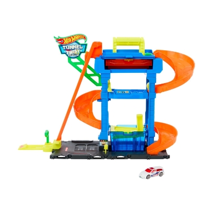 Picture of Mattel Hot Wheels® City: Color Shifters - Tunnel Twist Car Wash Playset (HTN80)