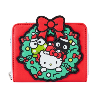 Picture of Loungefly Sanrio: Hello Kitty - Winter Wonderland Zip Around Wallet (SANWA1003)