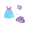 Picture of Μattel Barbie: Fashions 2-Pack Clothing Set - Mermaid Dress, Purple Set & Accessories (HRH44)
