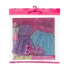 Picture of Μattel Barbie: Fashions 2-Pack Clothing Set - Mermaid Dress, Purple Set & Accessories (HRH44)