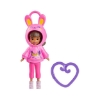 Picture of Mattel Polly Pocket: Friend Clips Doll with Hoodie Bunny (HRD63)